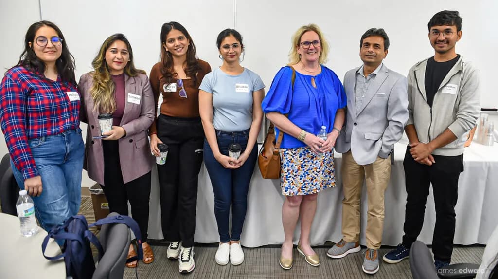 Mentorship program ceremony at Huston-Tillotson University
