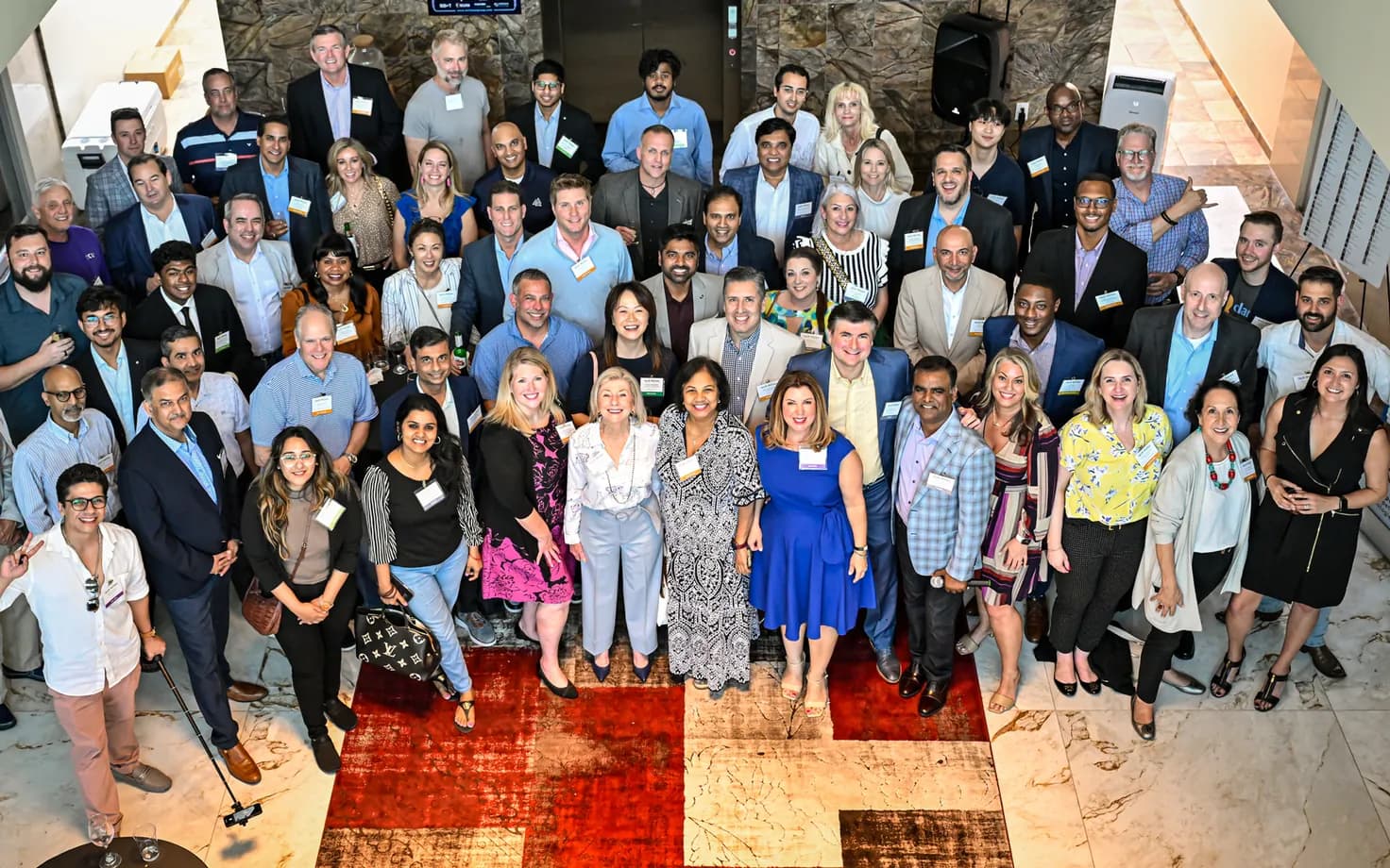 Tech Allies community gathered at an event
